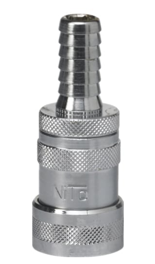 Ventilkobling m/slangespids