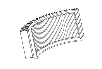 Kassette-filter H-klasse (2 stk.)