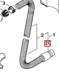 Muffe før støvsuger Ø32 mm.
