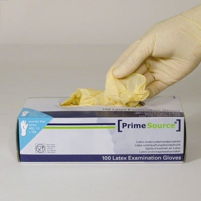 Latex m.pudder pk./100 stk.