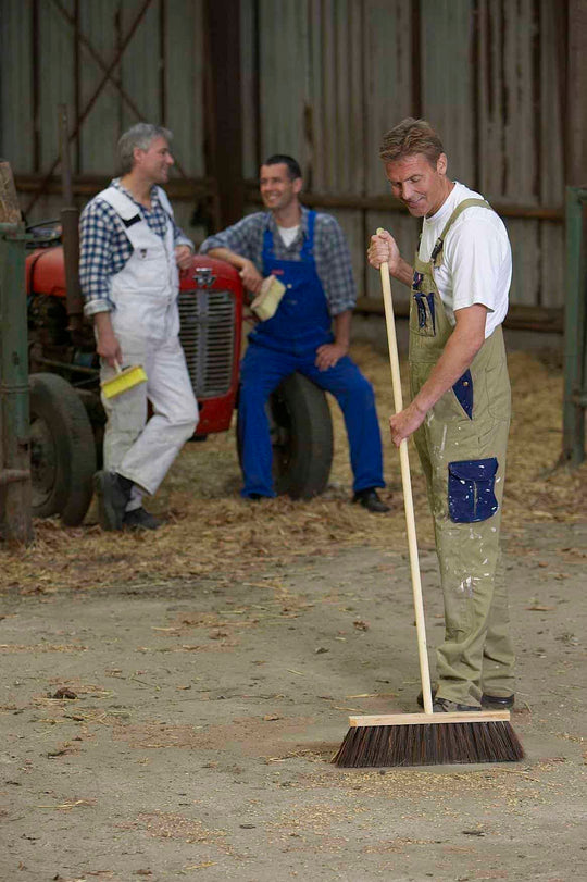 Gadekost m/hul til skaft 520 mm.stiv/træ