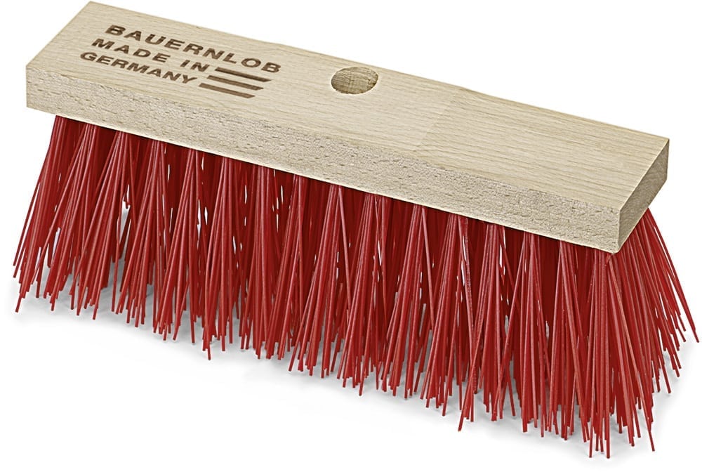 Rød poly fejekost 40 cm.