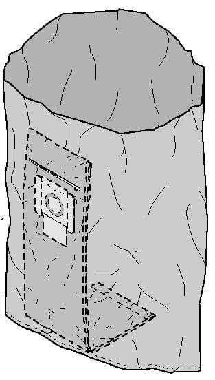 Originale Filterpose ALTO sikk. til IVB5 560-2HXC 5 stk.