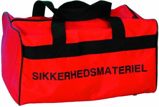 Rød taske t/sikkerhedsmateriel