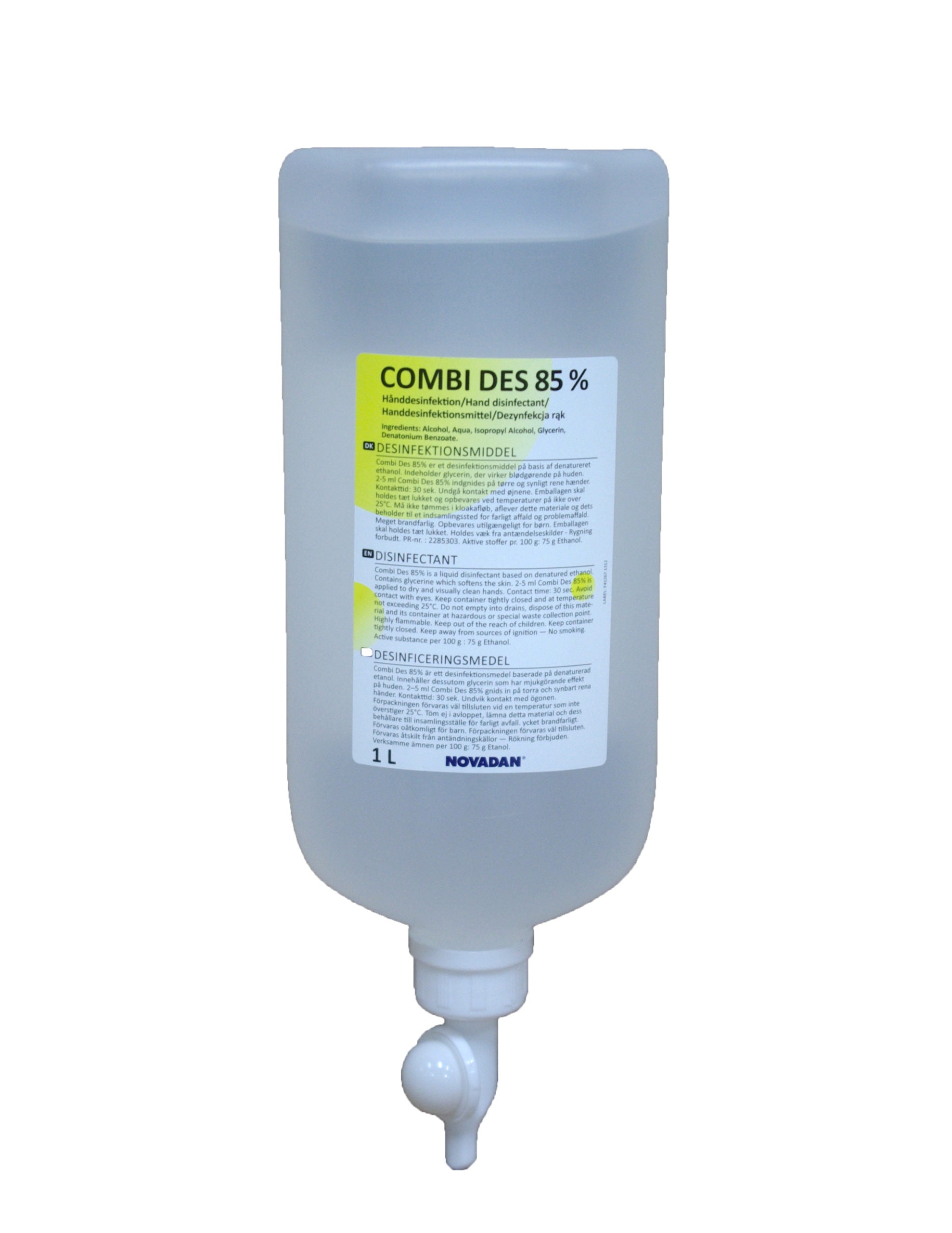 Hånddesinfektion Combi-Des Dispenso 1L.