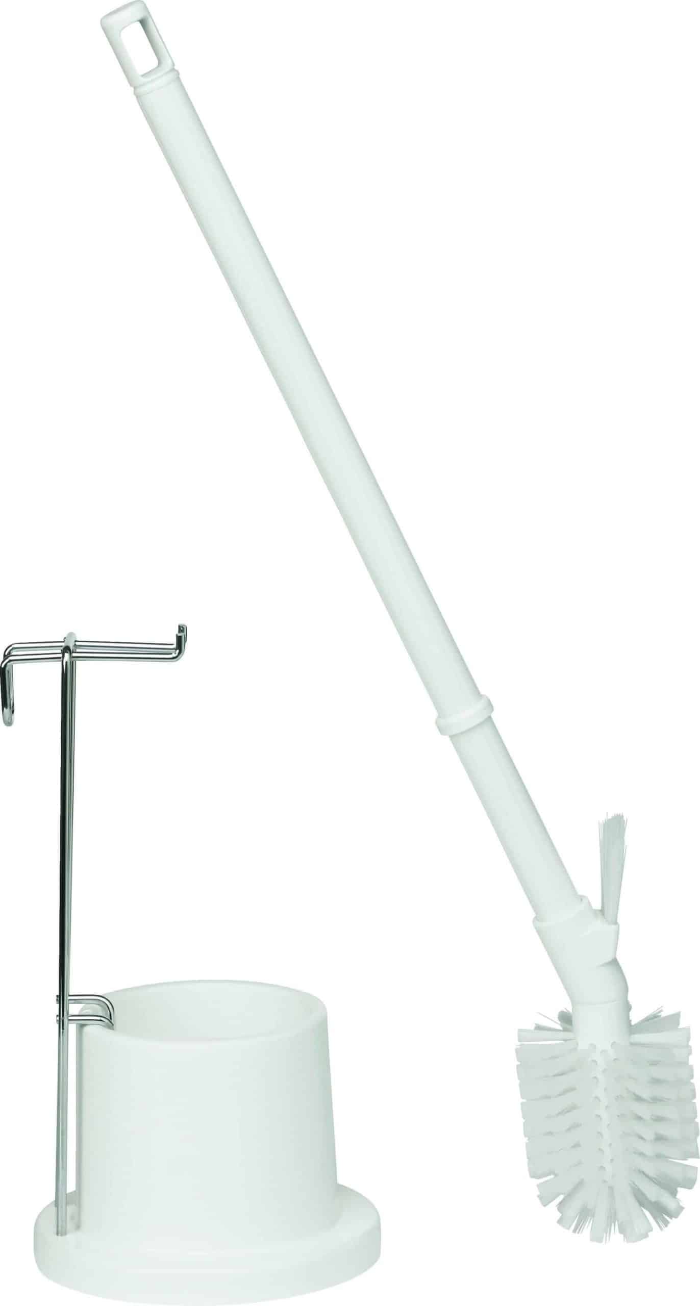 WC-børste stiv m.skål og langt skaft