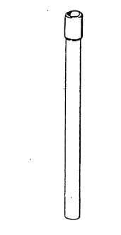 ALTO rør, forlænger 1 stk, plast Ø36