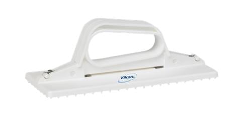 Skurenylonholder m/håndtag hvid