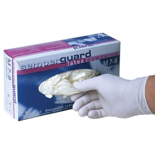 SemperGuard Latex, naturfarvet 100 stk