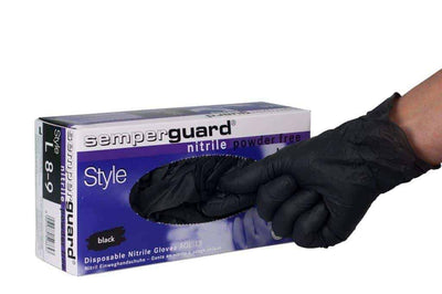 SemperGuard Nitril UP sort 100 stk.