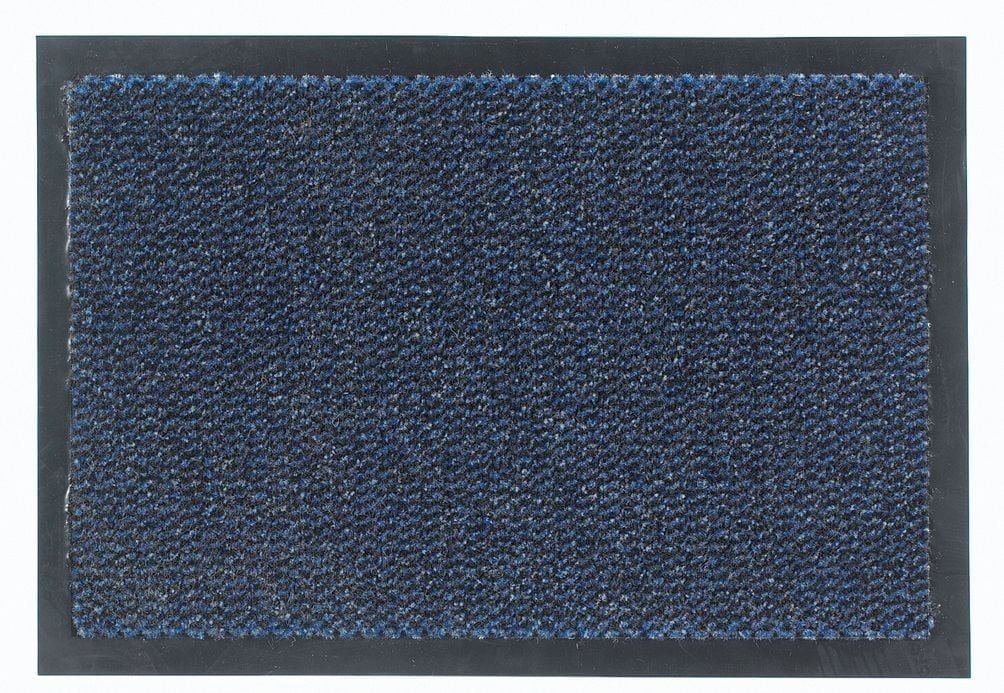 Saphir 90 x 150 cm. Blå meleret