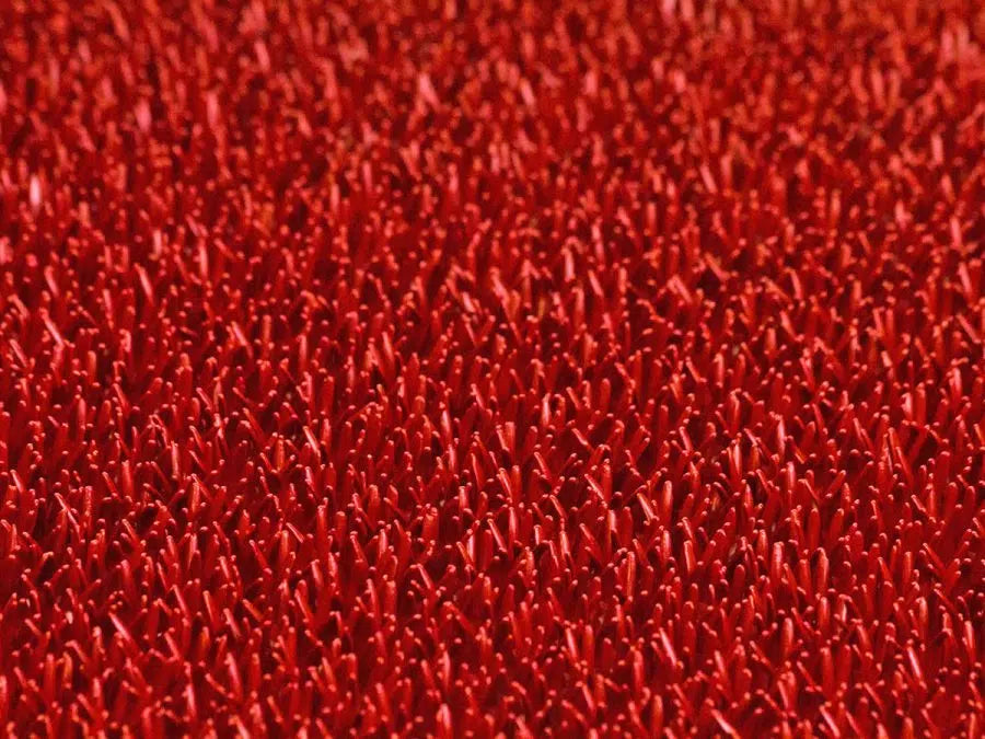 Måtte lb. meter x 90 cm./bredde Rød løber polystrå