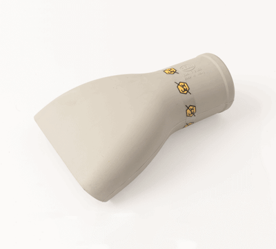 Håndmundstykke 120 mm gummi AS Ø50