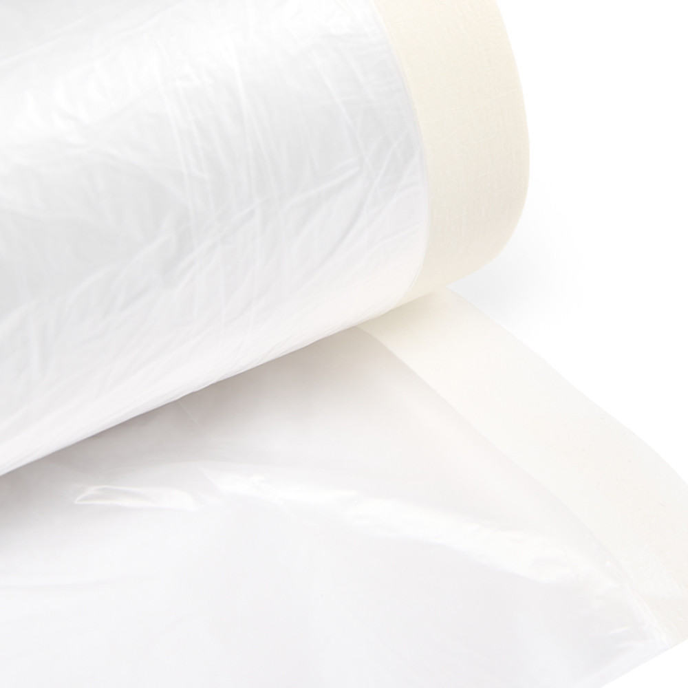 Afdækningsplast 24 stk.140 cm. X 20 m. med tapekant