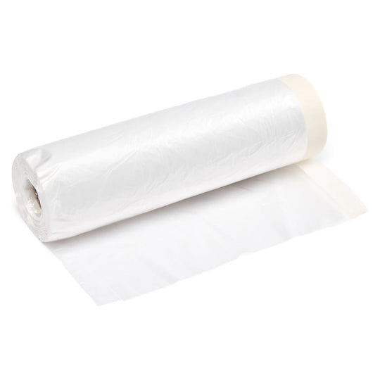 Afdækningsplast 24 stk.140 cm. X 20 m. med tapekant