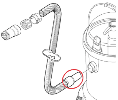 Alto slangemuffe til Home Cleaner