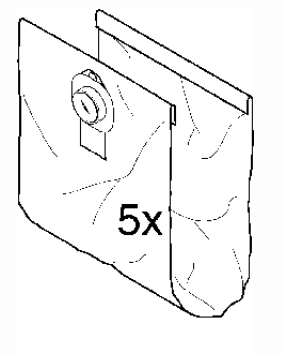 Originale Alto støvposer SQ650 5 stk.