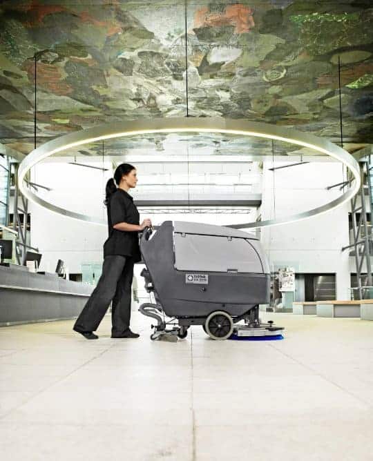 Gulvvaskemaskine Nilfisk BA611D Ecoflex Komplet inkl. 5 L Sæbe