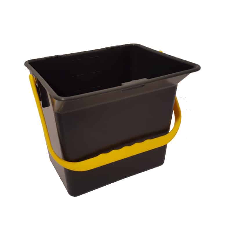Plastspand 6 L sort m. flere farver