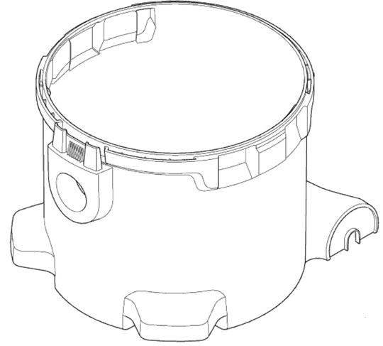 Kabinet inkl.ingangstuds Attix 3 serien