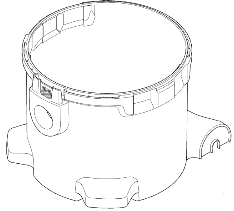 Kabinet inkl.ingangstuds Attix 3 serien