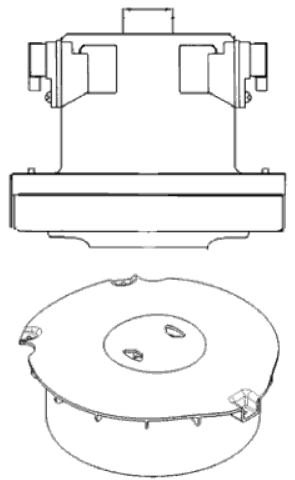 Motor VP300HEPA 1200W