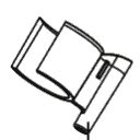 Parkeringsklips sort