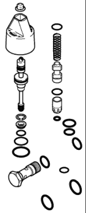 Rep.sæt omløbsventil 60Hz