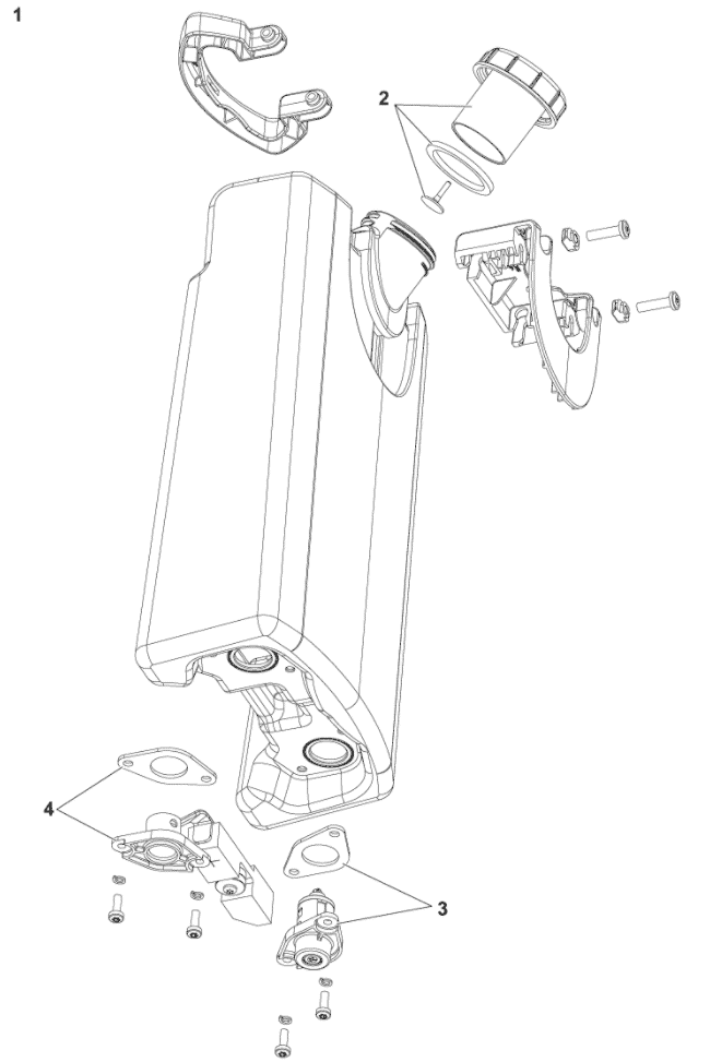 Rentvandstank til SC100 Komplet