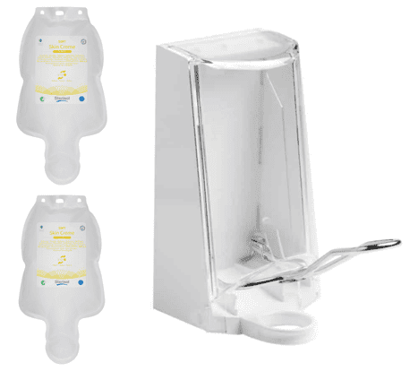 2 stk. Sterisol hudcreme u/parfume inkl. dispenser 0,7