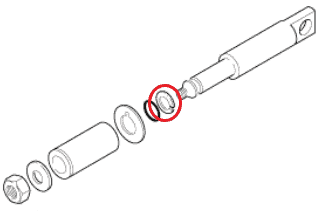 Supporting ring ø 13x1 0x1