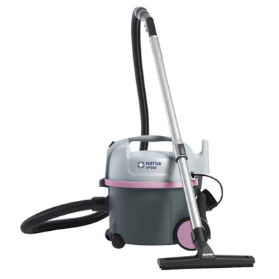 Nilfisk VP300 HEPA PINK kun med kombimundstykke Ø32 mm.