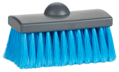 Vaskebørste m/vandgennemløb 150 mm., blå
