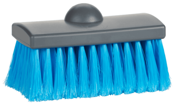 Vaskebørste m/vandgennemløb 150 mm., blå