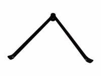 100 cm Arengakost, komplet monteret med skaft og afstiver