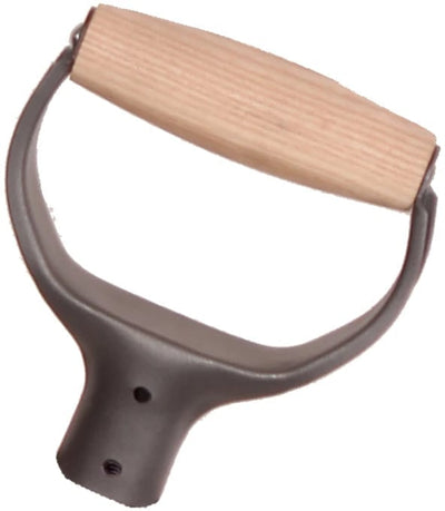 D-greb, jern m/træhåndtag