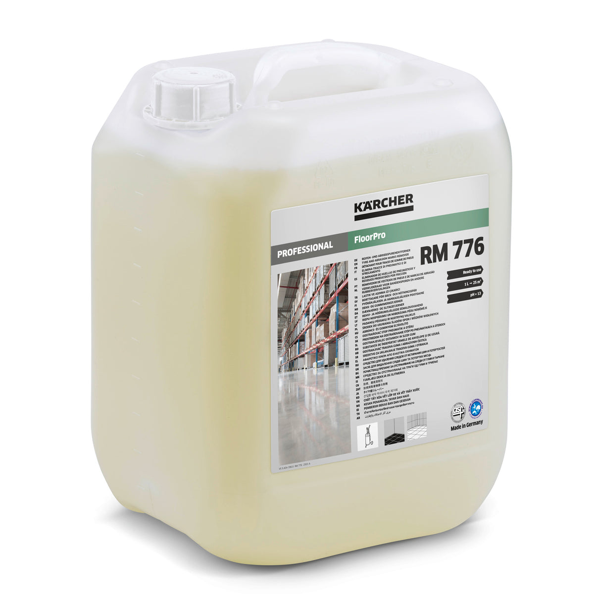 FloorPro Dæk- og Slidmærke Fjerner RM 776, 10l
