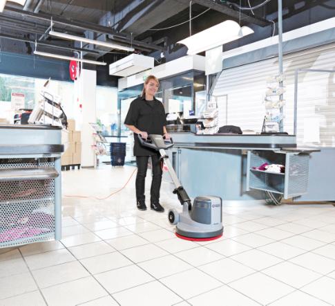 Nilfisk FM400 L Polermaskine u/tilbehør