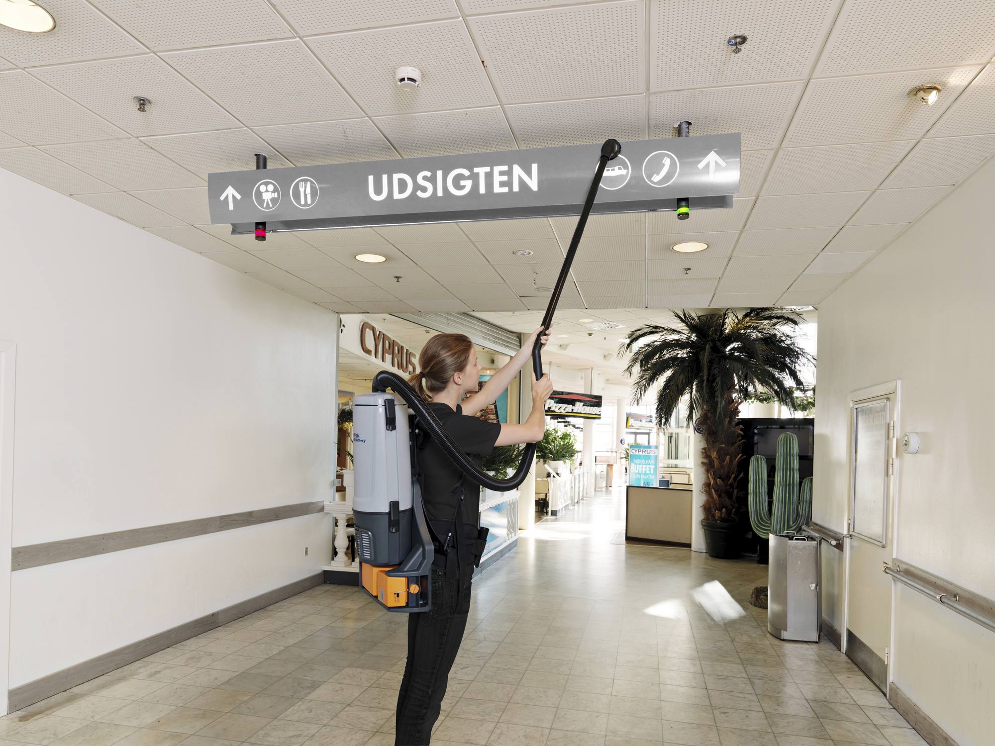 Nilfisk GD5 Battery Rygstøvsuger inkl. 1 batteri og lader