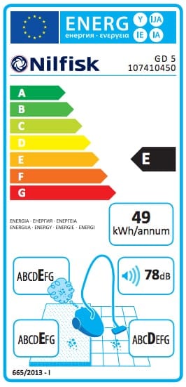 Nilfisk GD 5 Premium Med HEPA