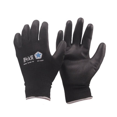 Arbejdshandsker Basic Black PU str. 7-11