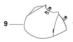 Støvlåg komplet X110