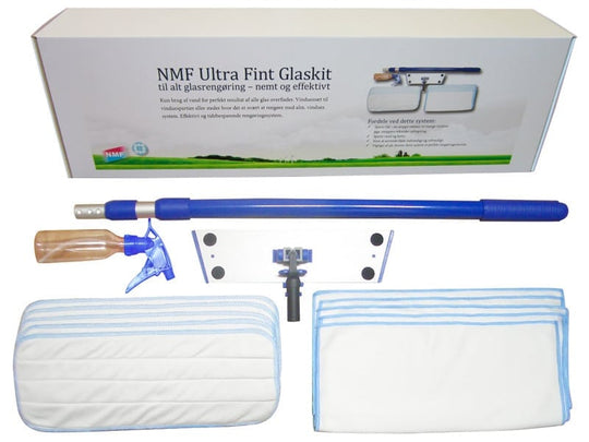 Ultra Glaskit - Komplet m. skaft og mopper