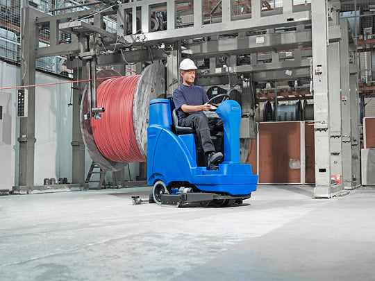 Scrubtec R 6100 + 240A Gel+Lader+Børster