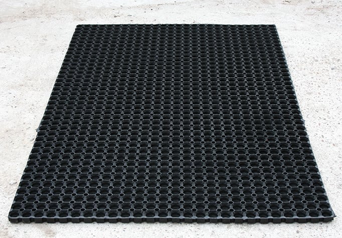 Ringmåtte/Faldunderlag 100x150 cm. 22 mm. 2. sortering