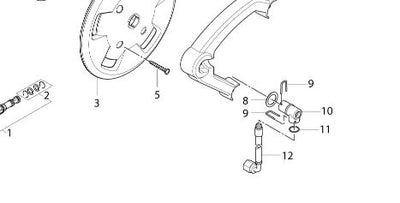 Højtryksslange 600 mm. til slangerul