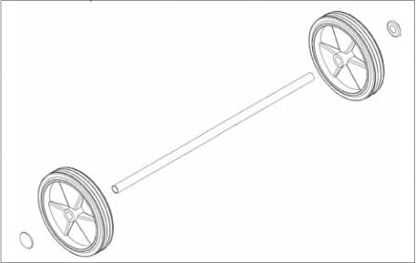 Alto hjul m.aksel MAXXI WD7
