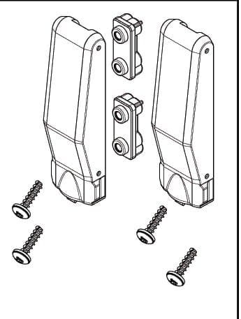 Klips komplet til beholder GD5