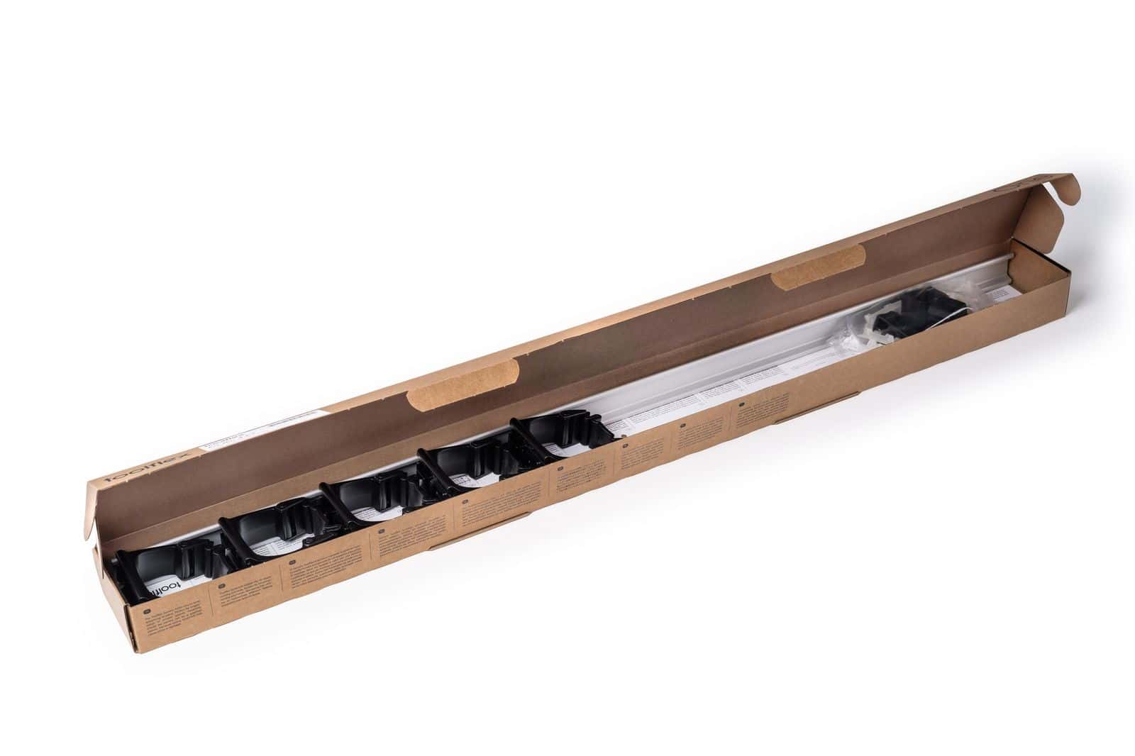 Komplet ophængskinne 94 cm m. 5 stk. One ass.farver