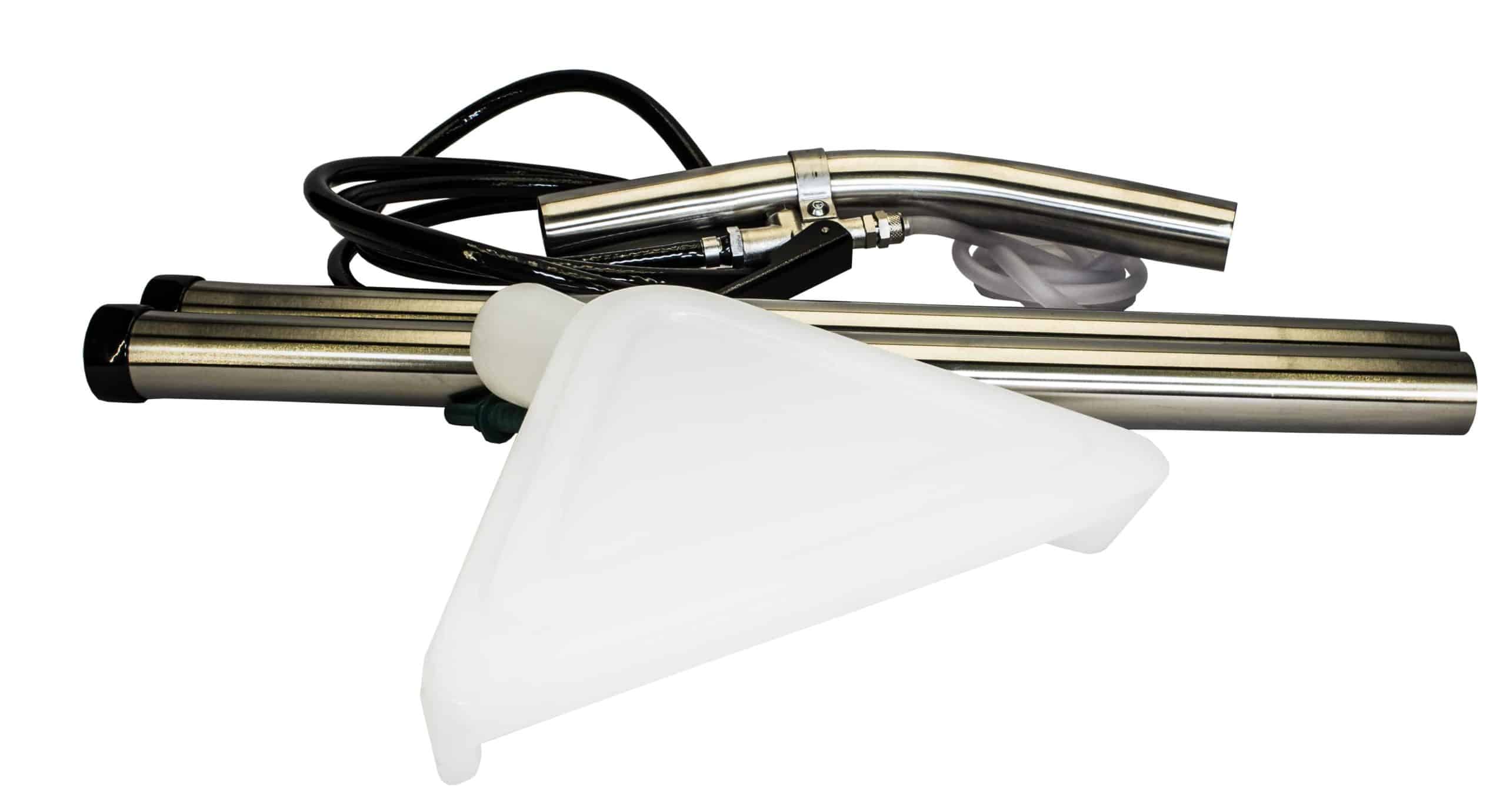 Mundstykke og slange til tæpperenser